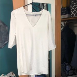 White Long Sleeve Dress